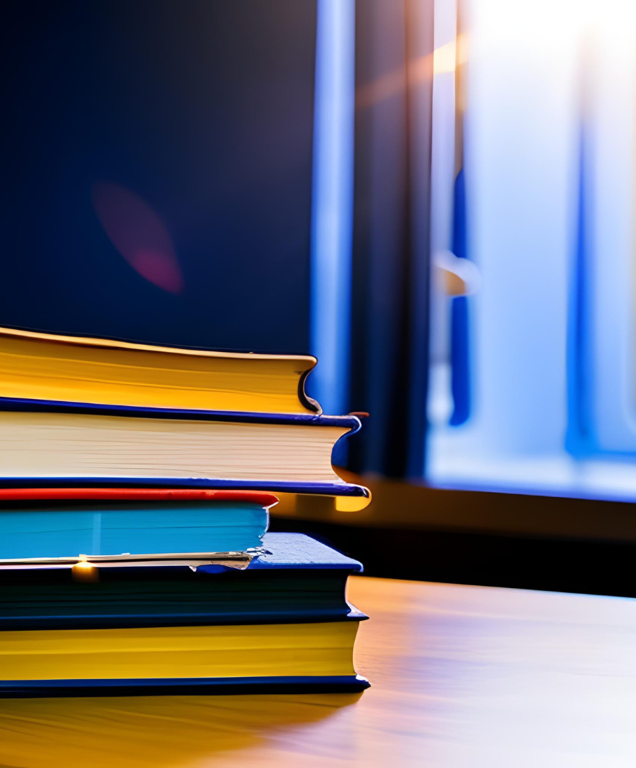 A stack of books