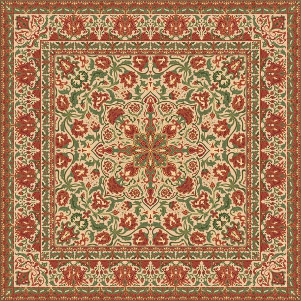 A Persian rug.